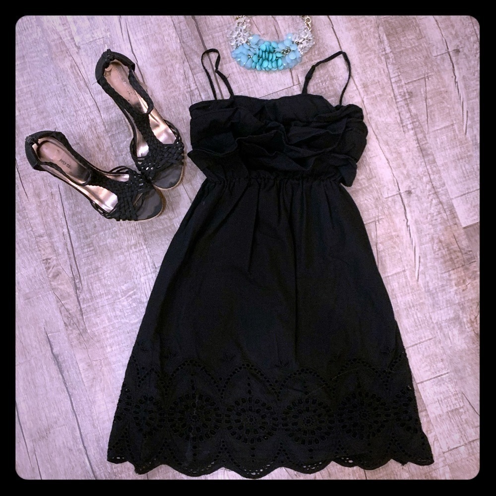 Flying Tomato Black Sundress